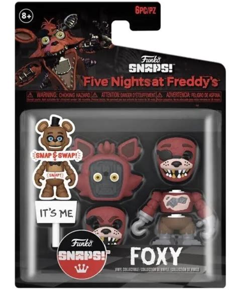 Five Nights At Freddys Foxy Snaps Action Figure Toy Playset Funko