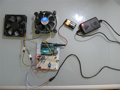 Project Arduino Based Fan Controller 4 Fans With Support For