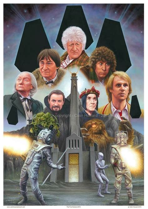 The Five Doctors Doctor Who Books Doctor Who Poster Doctor Who Fan