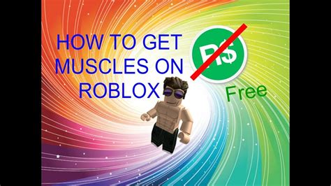 How To Get Muscles On Roblox Free Youtube