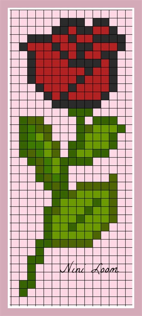 Le pixel art est l'art de reproduire des dessins en coloriant des petits carrés. Theme Fleur Avec Rose Et Pixel Art Gratuit A Imprimer 36 800x1775px Pixel Art Gratuit A Imprimer ...