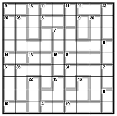 Free Printable Killer Samurai Sudoku Sudoku Puzzles Printable