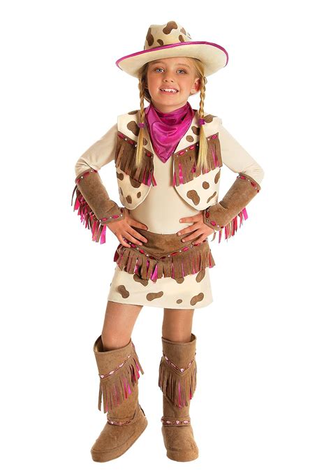 Girls Rhinestone Cowgirl Costume Jelmez