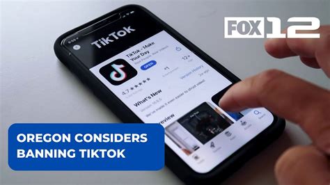 Oregon Considers Banning TikTok On Government Devices YouTube
