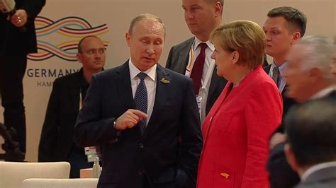 In probably her last meeting with vladimir putin as german chancellor, angela merkel urged russia to communicate with the taliban the . Angela Merkel gives Vladimir Putin epic eye roll - YouTube