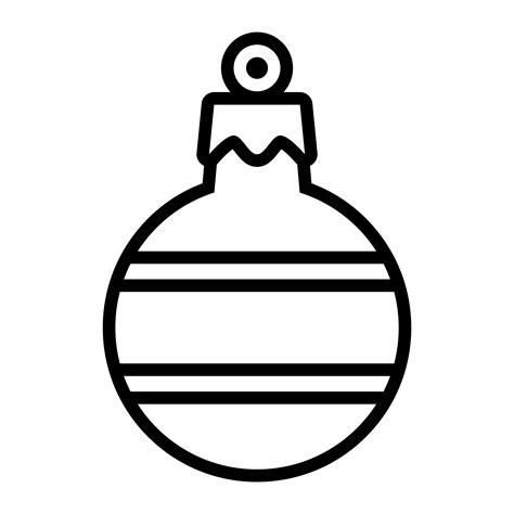 Black And White Christmas Ornament Svg File
