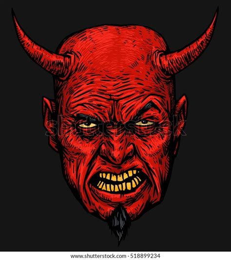 Angry Devil Face