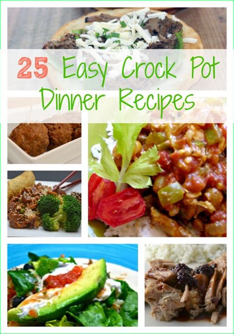 Apr 02, 2012 · when the weather starts to cool down, i love making a huge crock pot full of this crock pot cream cheese chicken chili for dinner. 25 Easy Crock Pot Dinner Recipes