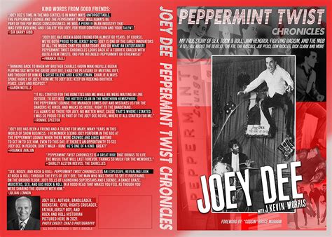 Peppermint Twist Chronicles Joey Dee My True Story Of Sex Rock And