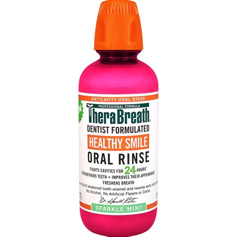 Therabreath Healthy Smile Oral Rinse Mint 16 Fl Oz Healthy Smile
