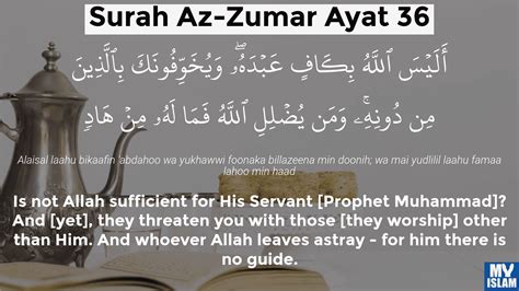 Surah Zumar Ayat 36 3936 Quran With Tafsir My Islam