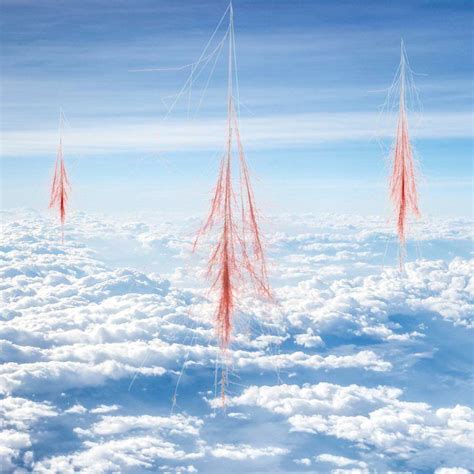 Illustration Of Cosmic Rays Interacting With The Atmosphere A Proton