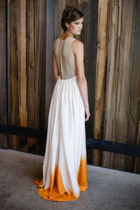 All together it's a project. Style Crush: Dip Dye Wedding Dresses + DIY Instructions