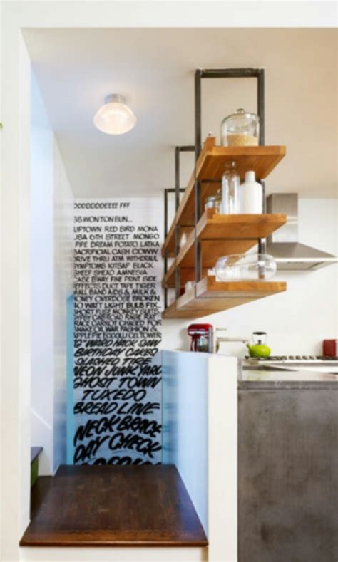 The best one might be the simplest: Stainless Steel Ceiling Mounted/Suspended Shelves/Hanging ...