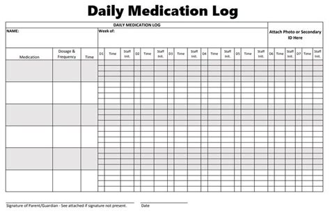 Printable parent contact log sheet 01. Medication Log Templates | 8+ Free Printable & Editable MS ...