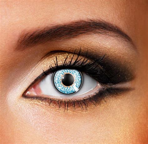Aqua Colour Contacts 2 Eyes