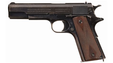 A visual inspection of this one shows good quality in finish and fit which may be an indication on how it will perform out in the field. U.S. Colt Model 1911 Semi-Automatic Pistol