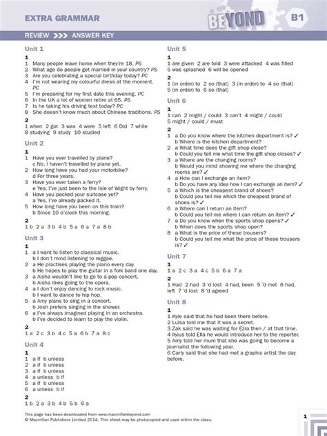 Curriculum aligned activities in atomic theory, stoichiometry, gas properties, thermodynamics, reactions, inorganic chemistry. Beyond B1 Grammar Answer Key | Entertainment (General) | Music