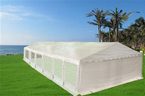 20x20 canopy tents give all your attendees some space. 20 x 40 Heavy Duty White Gazebo Canopy Tent