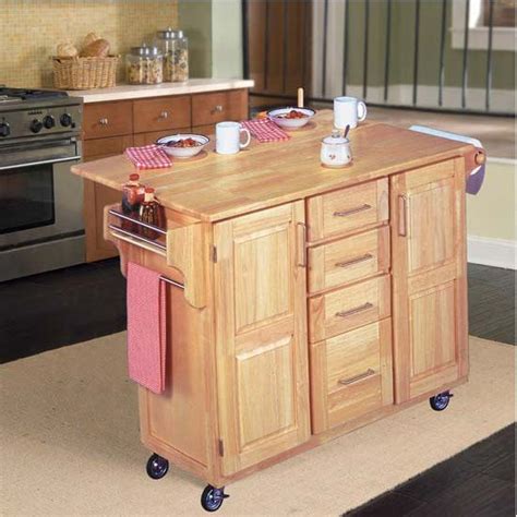 Kitchen cabinets and drawers without handles bring a minimalist look to any kitchen. Kitchen Center Islands - Homestyles - Kitchen Islands ...
