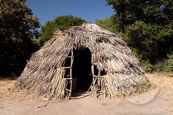 Indian villages indian village life is a mixture of tranquility, serenity, quietude and innocence. Chumash Indian Tule Hut at Mission La Purisima, Lompoc CA. Superstock (With images) | Native ...