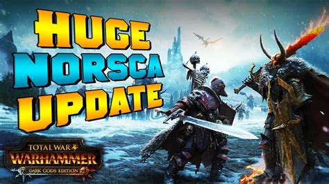 Huge Norsca Update Immortal Empires Total War Warhammer 3 Youtube