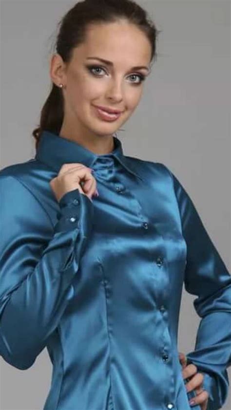 pin by c mee on beautiful sexy satin satin blouses beautiful blouses satin bow blouse