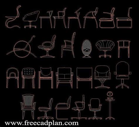 Chair Dwg Cad Block In Autocad Free Download Free Cad Plan