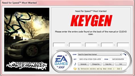 Need For Speed Most Wanted Keygen Serial Number Cd Key