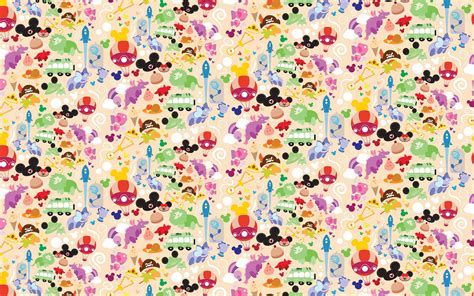 Disney Pattern Wallpapers On Wallpaperdog