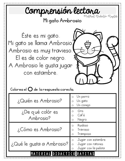 Lecturas Comprensión Animalitospage 0004 Orientación Andújar