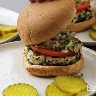 Spinach And Feta Turkey Burgers With Cucumber Relish Recipe Spinach