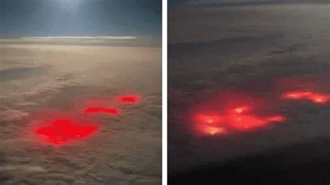 Watch Pilot Spots Mysterious Red Glow Over Atlantic Ocean