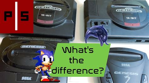 Comparing The Four Official Sega Genesis Models Pixel Slayers 4k