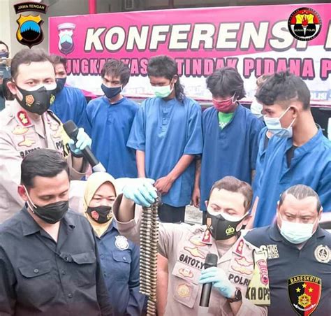 Tim Resmob Satreskrim Polres Brebes Berhasil Membekuk 6 Anak Jalanan