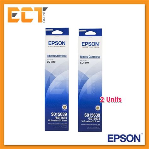For epson lq350 lq310 lq520 lx310. 2 Units of Epson LQ-310 Dot Matrix Printer Ribbon ...