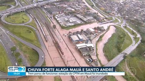 Chuva Forte Alaga Mauá E Santo André Sp2 G1