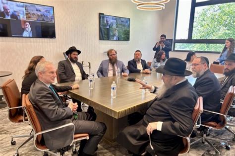 President Of The Un General Assembly Visited The Chabad Lubavitch