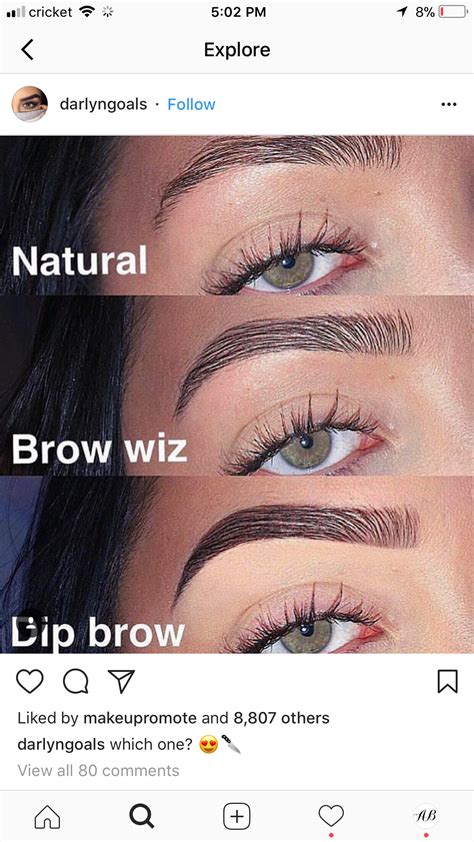 Natural Brows Filled In Brows Beautiful Eye Brows Eyebrows On