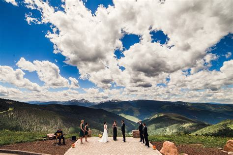 Vail Wedding Deck Top Colorado Mountain Wedding Photographers