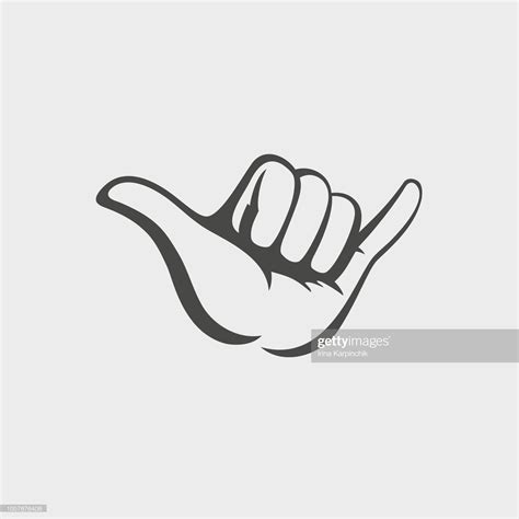 How To Draw Hang Loose Sign Heartwellparklongbeach