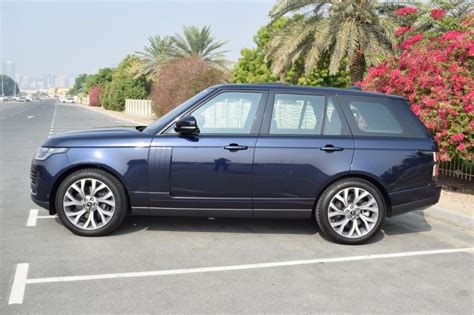 Rent Dark Blue Range Rover Super Charged In Dubai Up To 80 Off