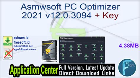 Asmwsoft Pc Optimizer 2021 V1203094 Key Softwares Fullversion