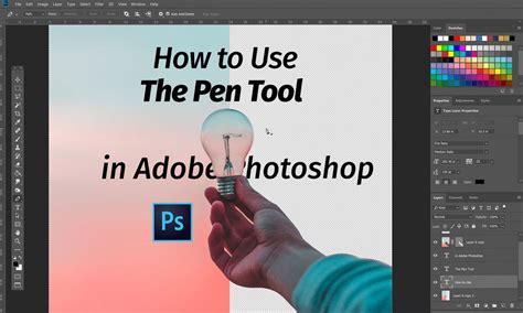 How To Use The Pen Tool In Photoshop Beginner Photoshop Tutorial