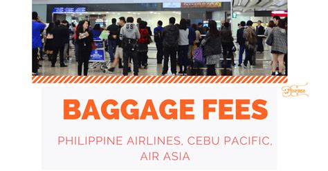 In addition to that, you may carry one piece of laptop bag. Updated Baggage Rates of Philippine Airlines, Cebu Pacific ...