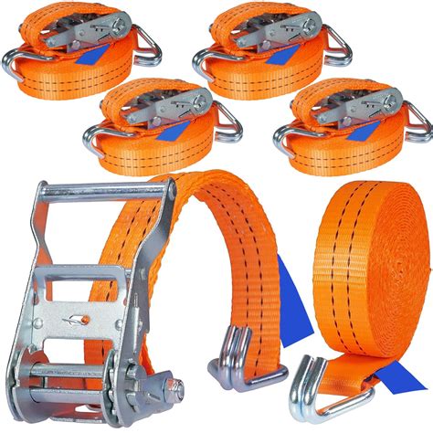 buy 4 x 2000 kg 6 m ratchet tie down lashing straps with hooks tensioning belt ratchet straps 35