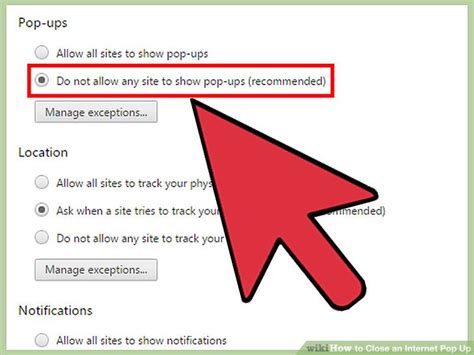 So, le's go ahead and see how many steps are involved there in chrome disable popup blocker. 6 Ways to Close an Internet Pop Up - wikiHow