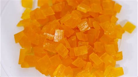 অরেন্জ জেলি কেন্ডি রেসিপি। Orange Jelly Candy Recipe Youtube