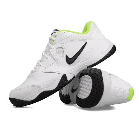 Nike Court Lite 2 White Black Volt Men Tennis Shoes Sneakers Trainers