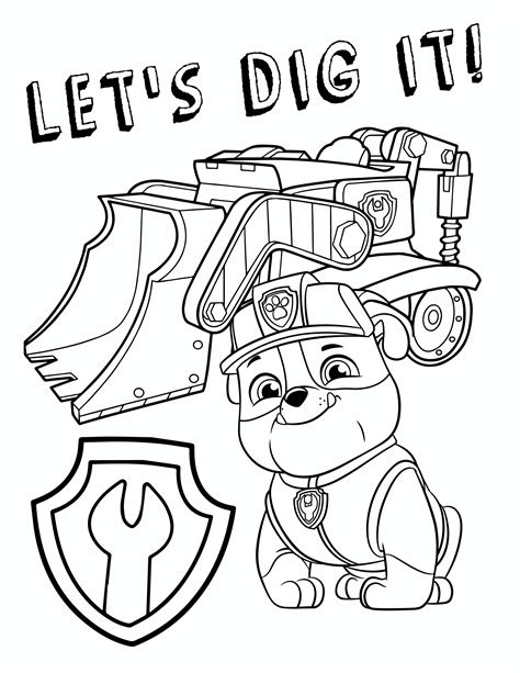 Printable is actually a computerized document that contain visual layout (often also messages) which. Marshall Paw Patrol Coloring Page Coloring Pages Paw ...